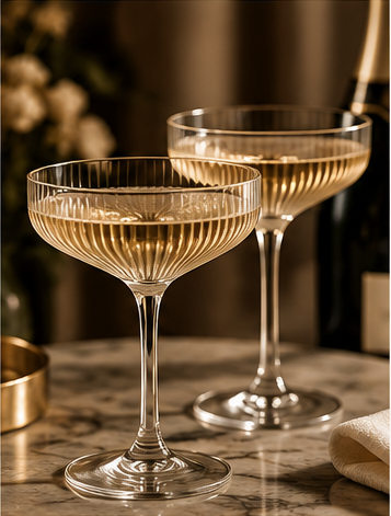 Editorial image for coupe glasses